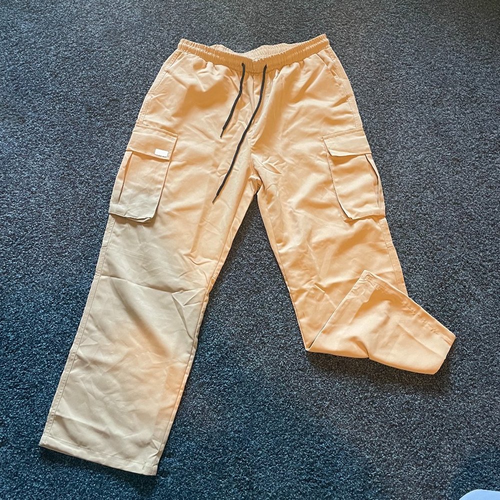 COPY - Tan Drawstring Cargo Pant